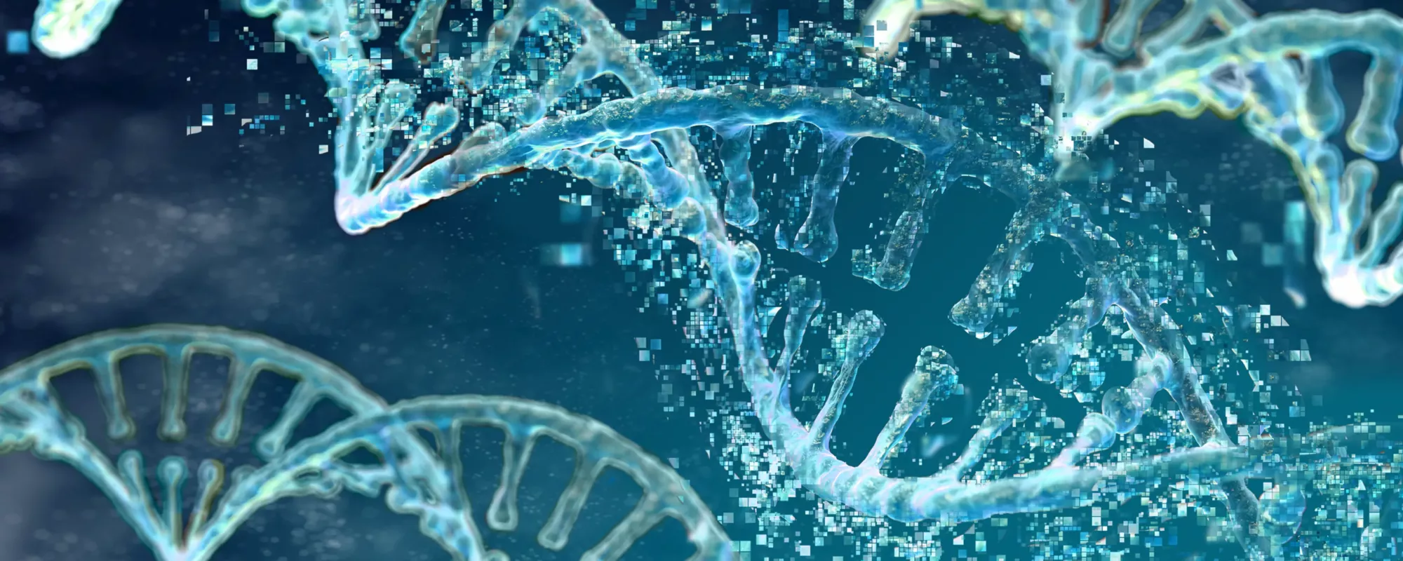 Pixelated DNA - Gain valuable results from the latest machine learning technologies.